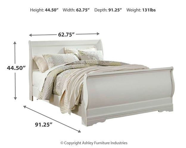Anarasia Sleigh Bed