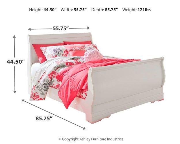 Anarasia Sleigh Bed