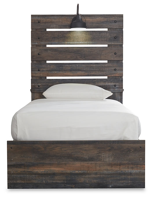 Drystan Panel Bed With 2 Storage Drawers