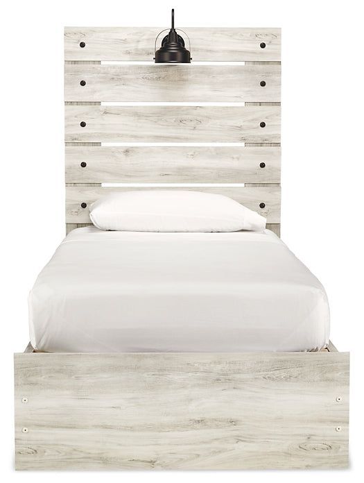 Cambeck Panel Bed With 4 Storage Drawers