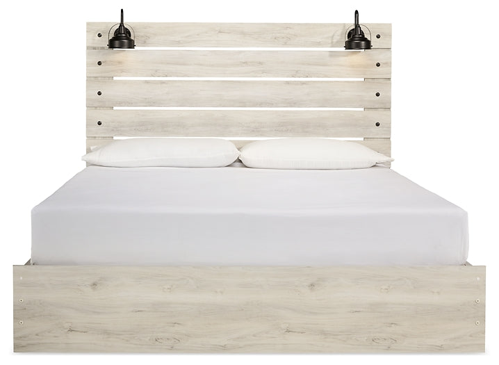 Cambeck Panel Bed With 2 Storage Drawers