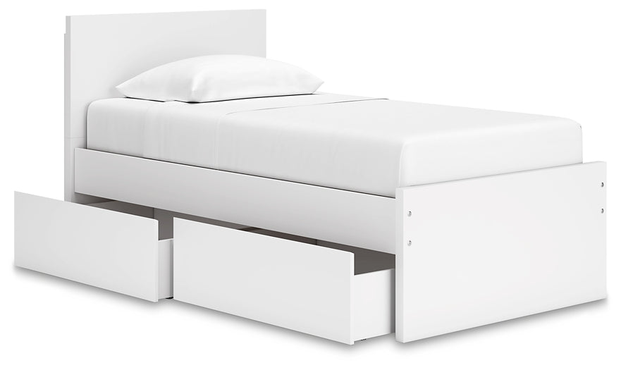 Onita Panel Platform Bed With 1 Side Storage