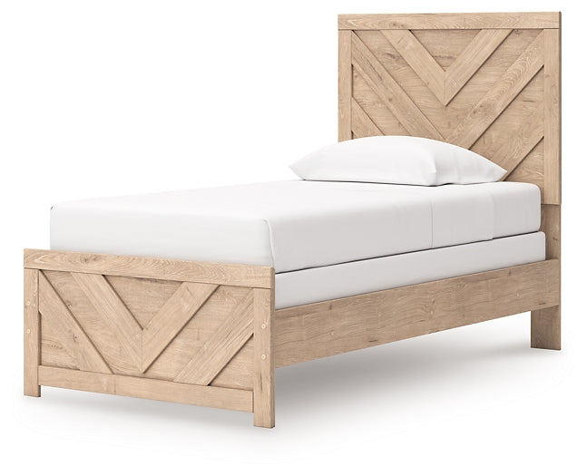 Sanginlane Panel Bed