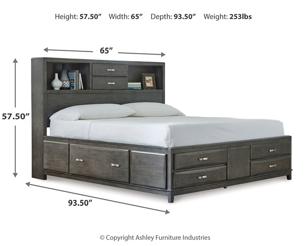 Caitbrook Storage Bed With 8 Drawers