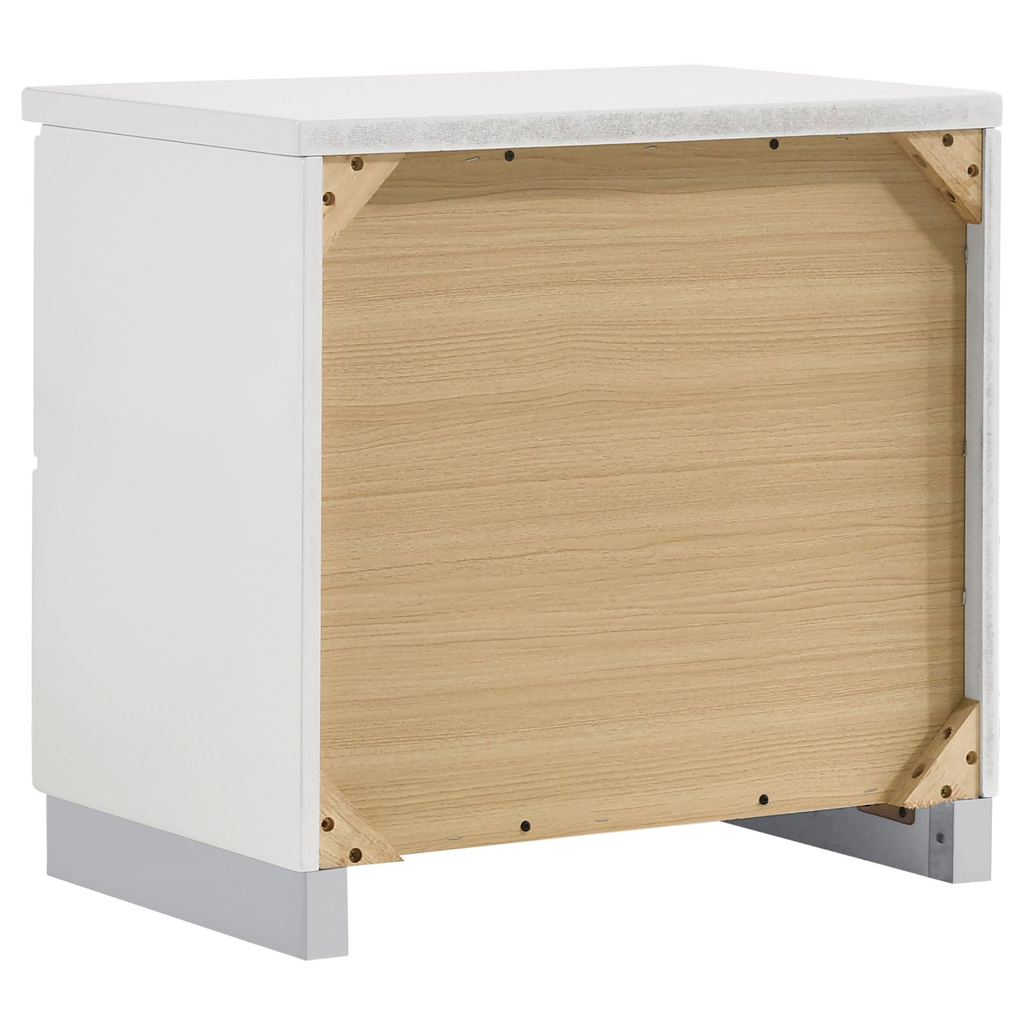 Felicity 4-piece Eastern King Platform Bedroom Set White