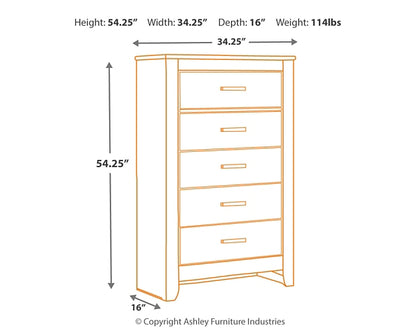Brinxton Five Drawer Chest