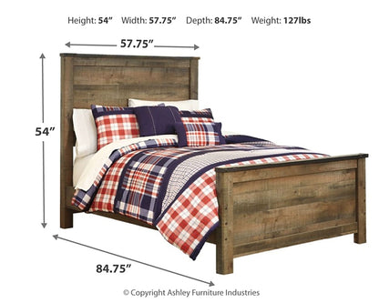 Trinell  Panel Bed