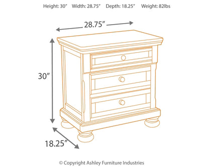 Robbinsdale Two Drawer Night Stand