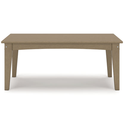 Hyland wave Rectangular Cocktail Table