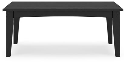 Hyland wave Rectangular Cocktail Table