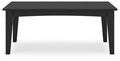 Hyland wave Rectangular Cocktail Table