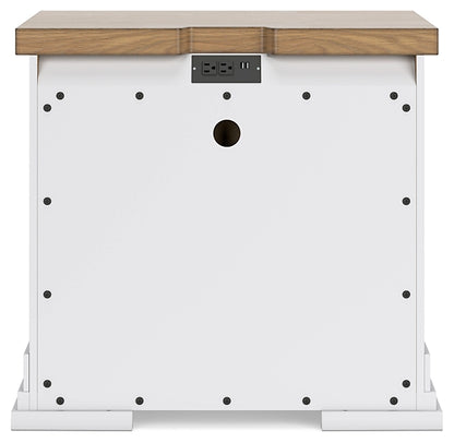 Ashbryn Three Drawer Night Stand