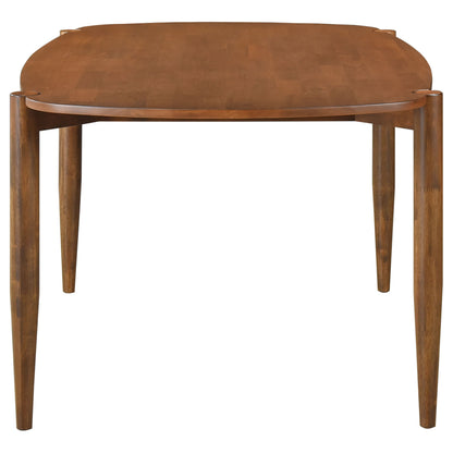 Dortch 5-piece Oval Solid Wood Dining Set Walnut