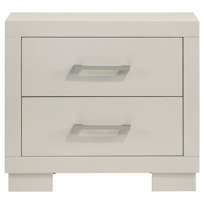 Jessica 5-piece Queen LED Bedroom Set Snow White