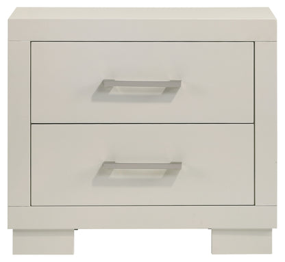 Jessica 6-piece Queen LED Bedroom Set Snow White