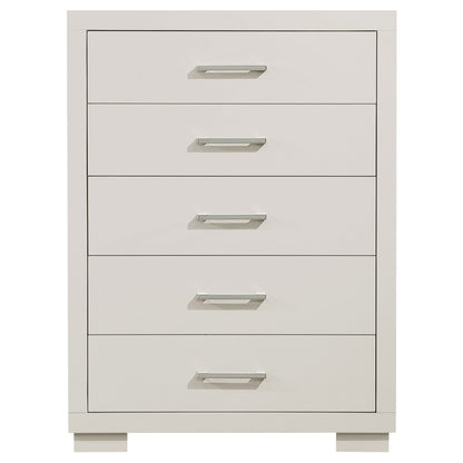 Jessica 5-drawer Bedroom Chest Snow White