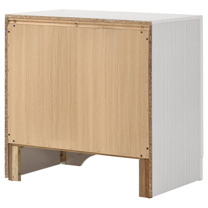 Miranda 3-drawer Nightstand White