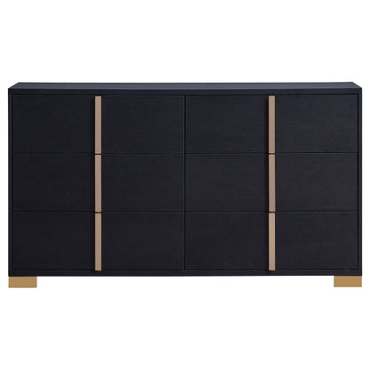 Marceline 4-piece Eastern King Bedroom Set Black