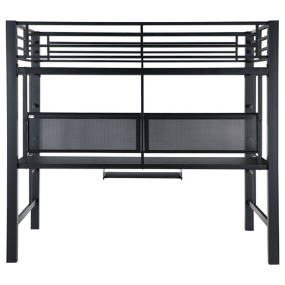 Avalon Full Workstation Loft Bed Black
