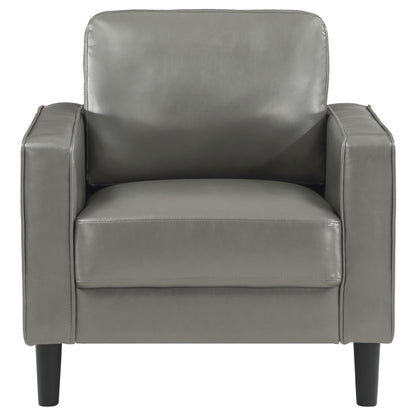 Ruth 3-piece Upholstered Track Arm Sofa Set Grey