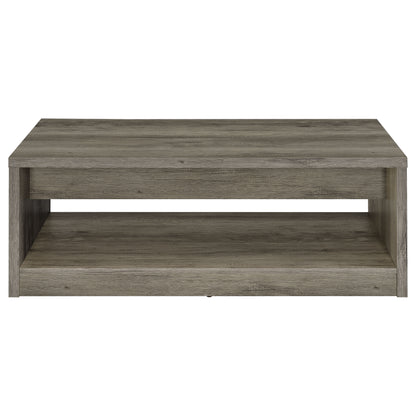 Felix 2-drawer Engineered Wood Coffee Table Grey Driftwood