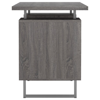 Lawtey 60-inch 2-drawer Office Computer Desk Weathered Grey