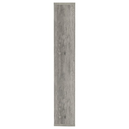 Theo 71-inch 6-shelf Bookshelf Grey Driftwood