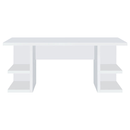 Alice 71-inch 4-shelf Engineered Wood Writing Desk White