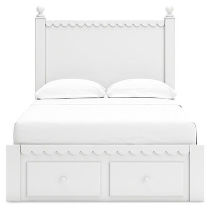Mollviney  Panel Storage Bed