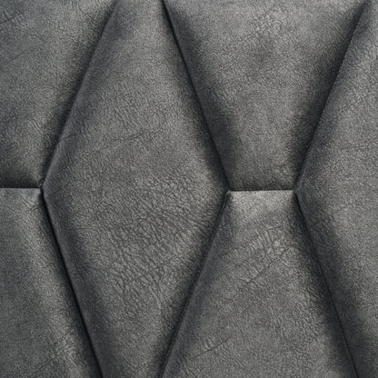 Sonora Eastern King Upholstered Panel Bed White