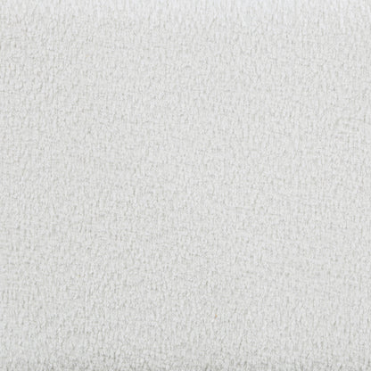 Patricia Boucle Upholstered Twin Day Bed with Trundle White