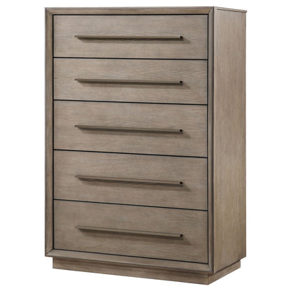 Durango 5-drawer Bedroom Chest Taupe Oak