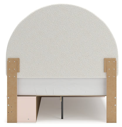 Wistenpine Full Upholstered Panel Bed with Storage