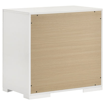 Ives 5-piece Queen Bedroom Set White High Gloss