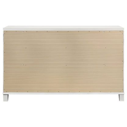 Marmore 9-drawer Dresser Cabinet White