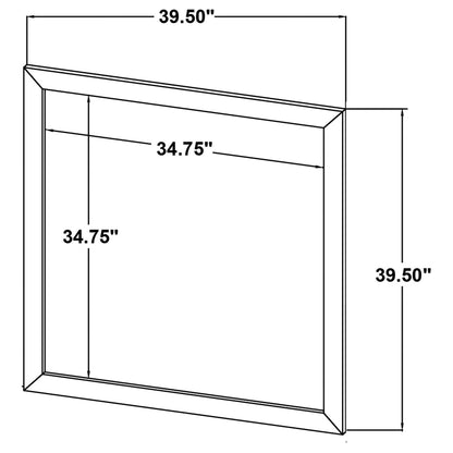Kaywood Dresser Mirror Natural Pine