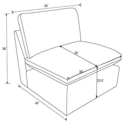 Collins Modular Power Sofa Grey
