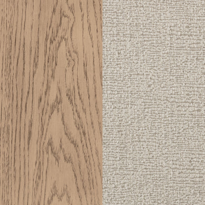 Kailani 49-inch Queen Wingback Bed Beige Oak