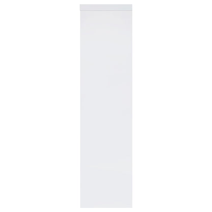 Jude 3-shelf Engineered Wood Media Tower High Gloss White