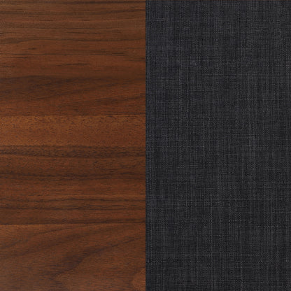 Robyn Wood Full Platform Bed Dark Walnut