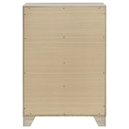 Trenton 4-drawer Bedroom Chest of Drawers Rustic Cream