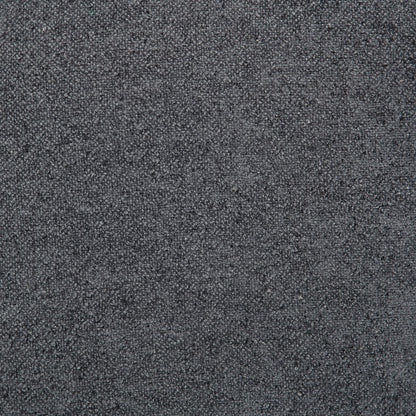 Octavia Upholstered Rectangular Ottoman Charcoal Grey