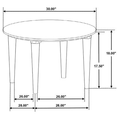 Aldis 2-piece Coffee and End Table Set White