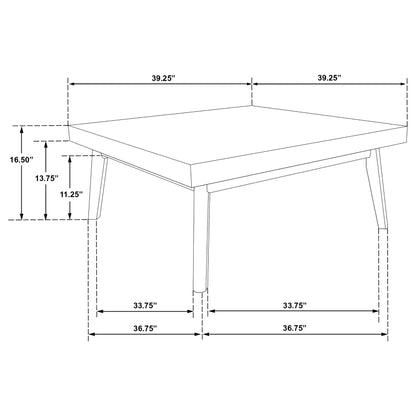 Westerly 3-piece Square Coffee and End Table Set Walnut