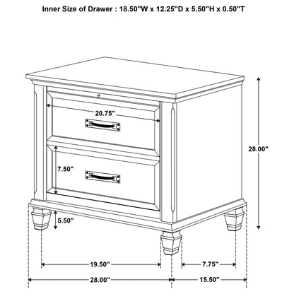 Devon 5-piece Queen Bedroom Set Beige and Burnished Oak