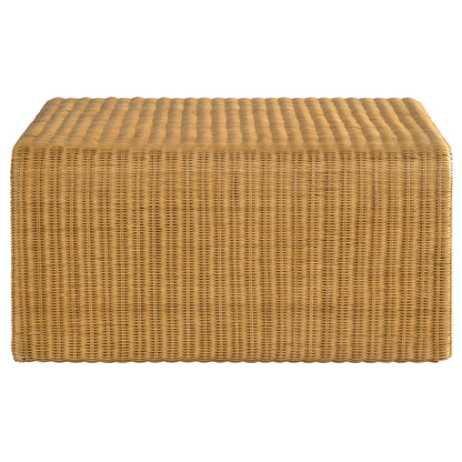 Cahya 2-piece Rattan Coffee and End Table Set Natural