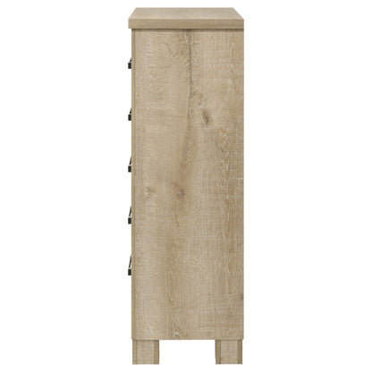 Oakglen 5-drawer Bedroom Chest of Drawers Weathered Oak