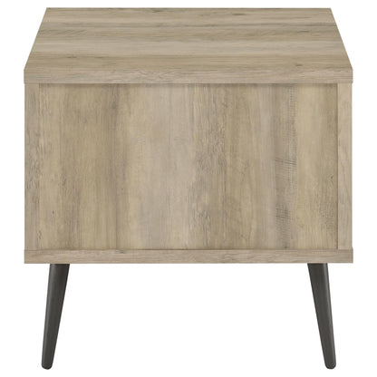 Welsh 2-piece Coffee and End Table Set Distressed Pine