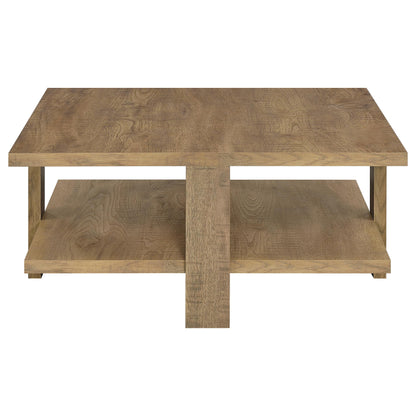 Dawn 3-piece Round Coffee and End Table Set Mango Brown
