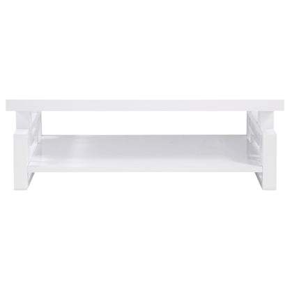 Schmitt 3-piece Coffee and End Table Set White High Gloss
